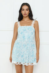 Vivid Bloom Mini Dress