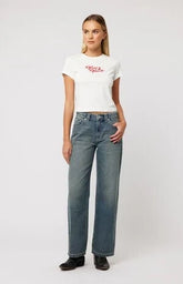 ABRAND Amber 95 Mid Rise Baggy Jeans