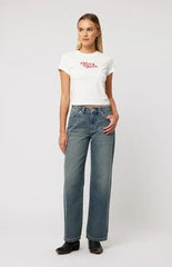 ABRAND Amber 95 Mid Rise Baggy Jeans