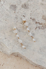 Simone Dangle Earrings Pearl