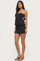 Alannah Backless Strapless Mini Dress