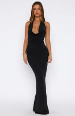 Vacation Time Maxi Dress Black