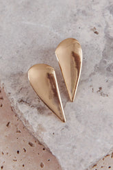 Peta Teardrop Earrings Gold