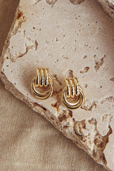 Shiloh Loop Earrings Gold