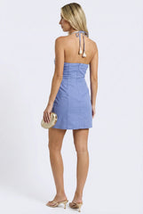 Capri Coast Halter Mini Dress