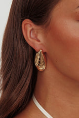Pippy Shell Earrings Gold