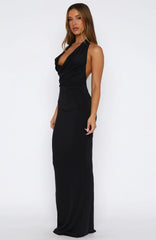 Vacation Time Maxi Dress Black