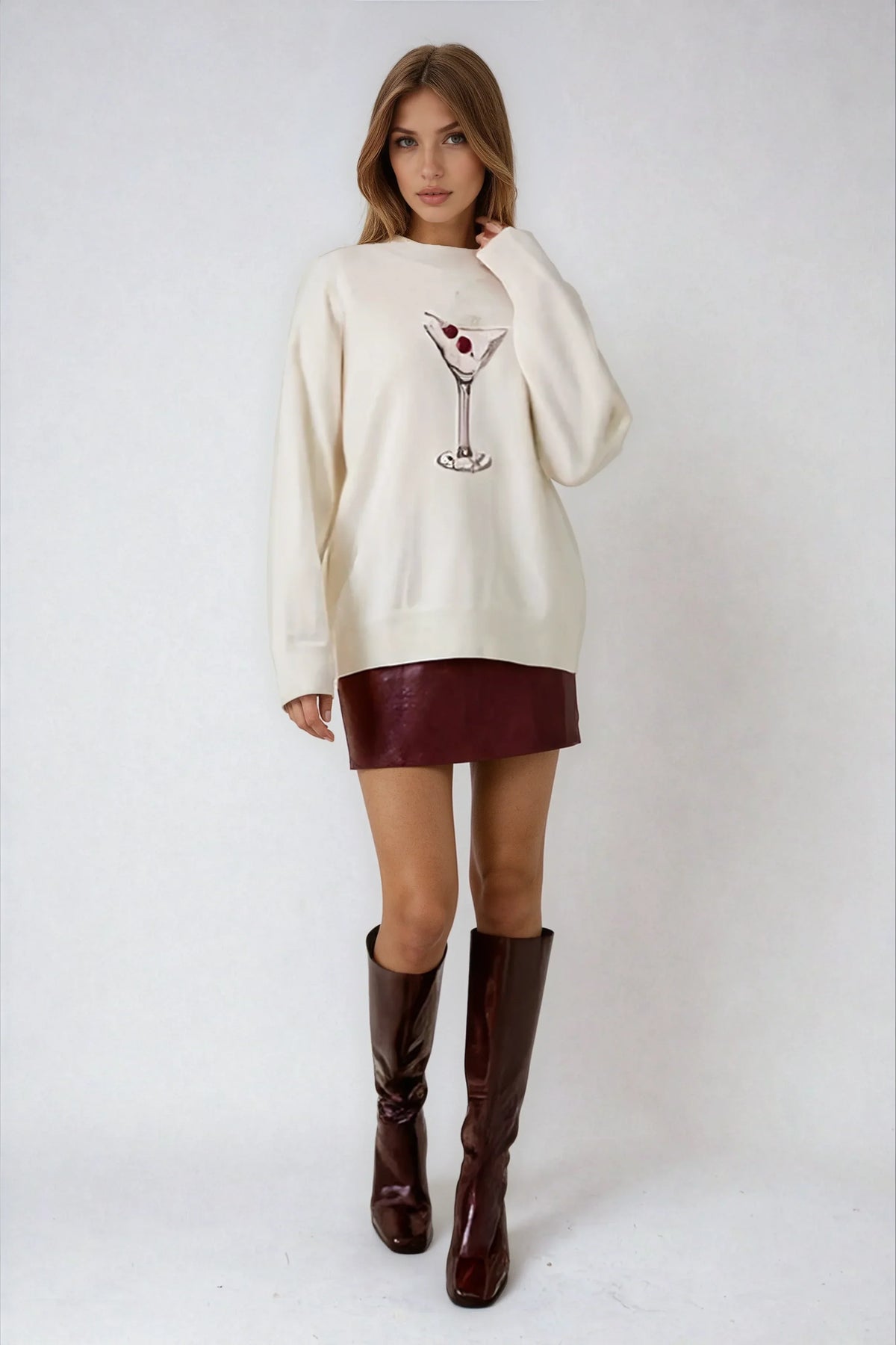 Cherry Martini Sweater