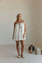 Evelia Dress - White