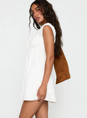 Gentle Love Mini Dress White