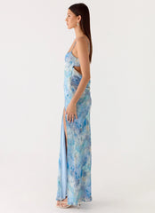 Alouette Maxi Dress - Aqua Paisley