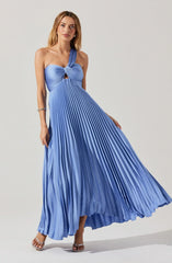 Rasya Pleated Maxi Dress