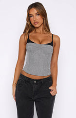 Atomic Heart Bustier Grey