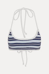 x JENNIE Star Knit Bikini Top - Arctic Stripe