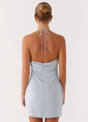 Cecelia Mini Dress - Blue