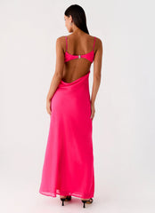 Alouette Maxi Dress - Fuchsia